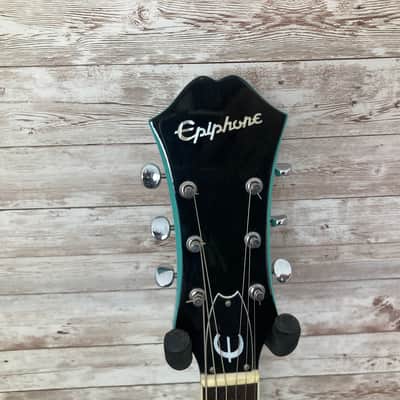 Used Epiphone  Casino VT 90s - Turqouise image 5