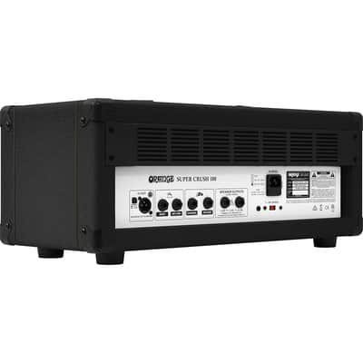 Orange Amplification Super Crush 100 2-Channel 100W Class A-B Power Guitar Amp Head, Black image 4