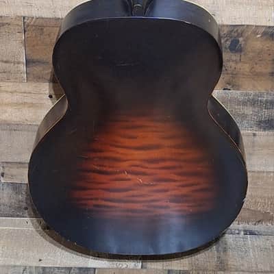 1937 Harmony F-Hole Archtop W/ Mini-Snakehead Headstock (Gibson L-50) image 10