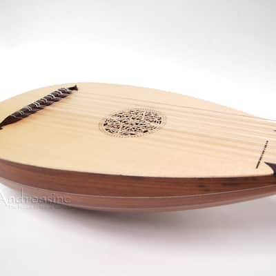 8-Course Travel Lute, Sheesham w/ Padded Gig Bag image 3