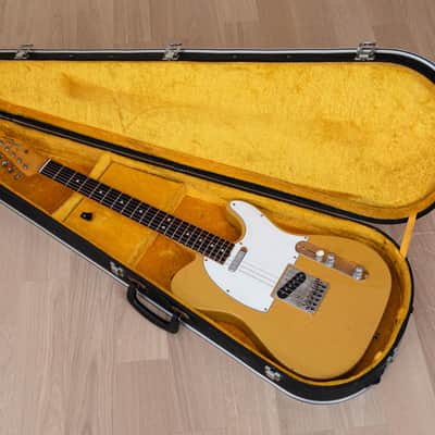 1980s Tokai Breezysound Model TE50-BLR T-Style Vintage Electric Guitar Butterscotch Japan w/ Case image 16