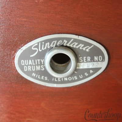 Slingerland Drum Set 14x22,10x14,16x16 Bass/Tom/Floor Vintage80s 5Ply Sound King image 15