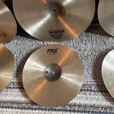 Sabian FRX Cymbal Set 14” Hats 16” 18” Crashes 21” Ride + Cut-Down Crash image 9