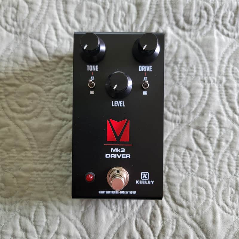 Keeley Mk3 Driver Andy Timmons Signature Overdrive 2024 - Present - Black / Red image 1
