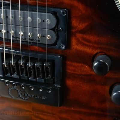 ESP LTD EC-1000 Evertune QM - Dark Brown Sunburst image 9