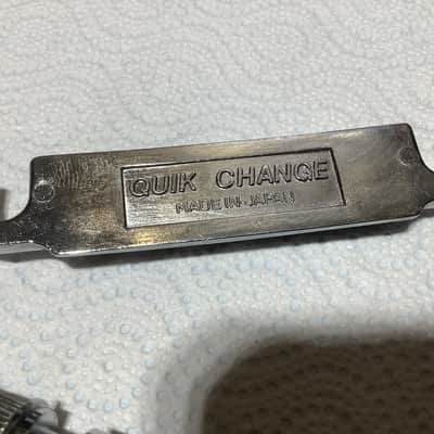 Ibanez Quick change vintage tailipiece made in Japan including original studs image 3