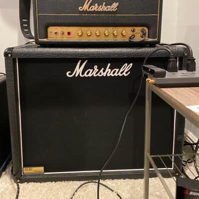 Marshall SV20H head and 1936 Vintage 2x12 Cabinet 2021 Black, Leather image 1