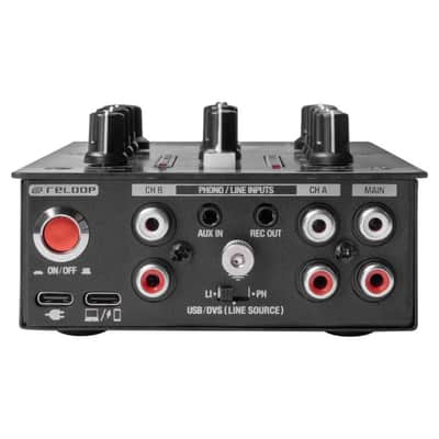 Reloop PTB-2 Portable 2+1-Channel DJ Mixer with DVS and Bluetooth *USA Small Business* image 3