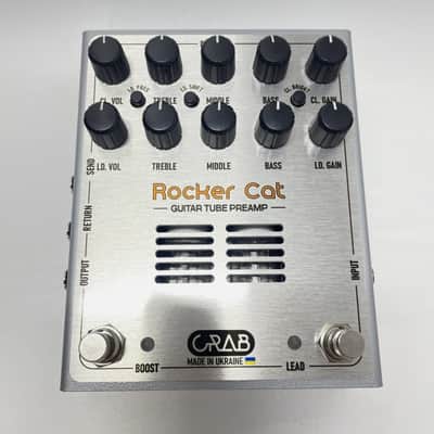 Crab Guitar Effects Rocker Cat Preamp Orange Amp in a box High gain lead Metal Distorion Overdrive Pedal Blues Rock Drive EQ image 1