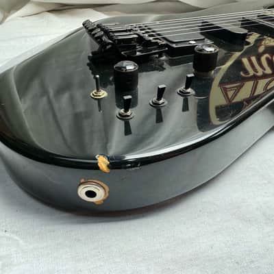 Gibson USA WC EB WRC Wayne Charvel Guitar with Case 1987 - Ebony / Black image 8