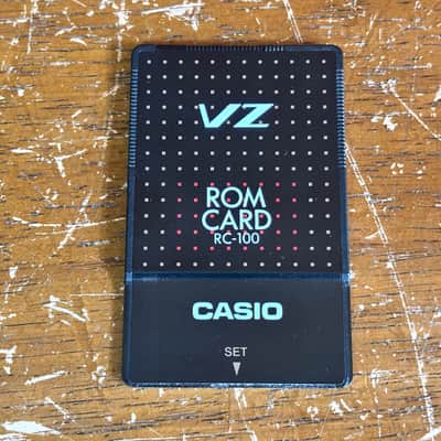 Casio RC-100 Rom Card for VZ-1 VZ-10M VZ-8M Synthesizers PG-380 310 300 Guitar
