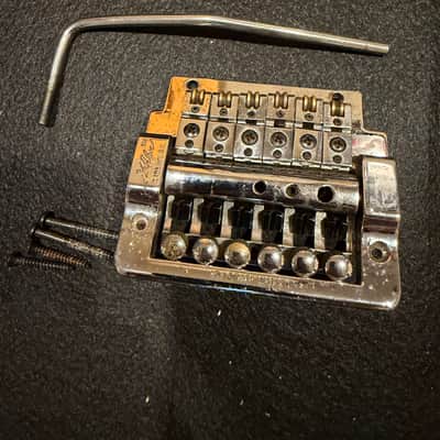 1980s Kahler 2300 Chrome Tremolo Bridge with Bar & Screws image 1