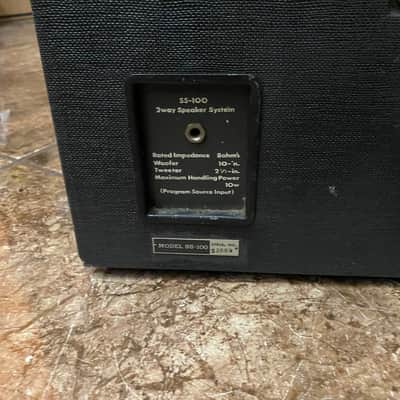 Akai SS-100 Vintage Akai SS-100 Speakers, 1960s Alnico 2 Way Speakers, 10" Woofer, Efficient, Made in Japan image 6