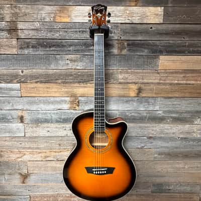 Washburn EA15ITB Festival Series Mini Jumbo with Electronics 2010s - Ice Tea Burst image 2