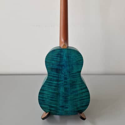 Genta Ukulele Tenor - All solid Mango wood - Nusantara series - Bali 2019 - Satin green - w truss rod image 4