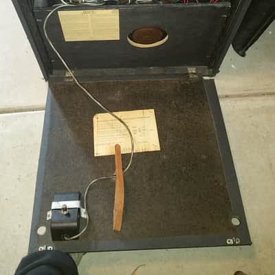 Cordovox Vintage late 50s CL10 Leslie rotating speaker cabinet smaller lighter and cool image 6