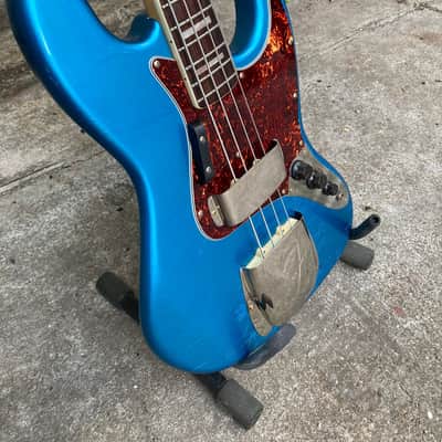 Fender Jazz bass 1973 Lake placid blue refin image 10