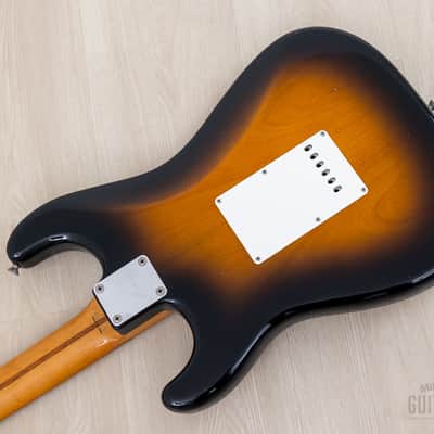 1989 Fender ExTrad Stratocaster ‘57 Vintage Reissue ST57-140 Sunburst Lacquer w/ USA Pickups & Case, Japan MIJ Fujigen image 15