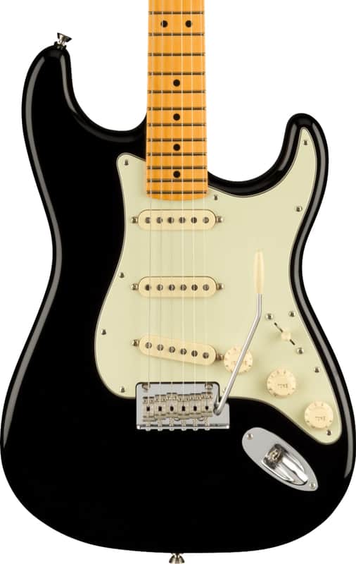 Fender American Professional II Stratocaster. Maple Fingerboard, Black image 1
