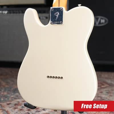 Fender Player II Modified Telecaster Electric Guitar - Olympic Pearl with Gig Bag image 2