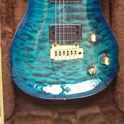 Carvin CT6 Aquaburst Quilt, Black Korina Electric Guitar image 5