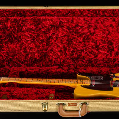 Fender American Ultra Luxe Vintage '50s Telecaster Maple Fingerboard Butterscotch Blonde (735) image 7