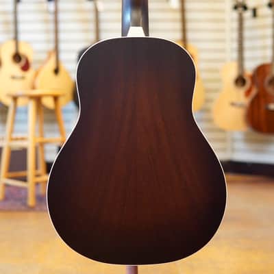 Iris Guitars CH-e Model Sitka Spruce/Mahogany Acoustic-Electric Guitar Sunburst w/P90 Pickup, Hard Case image 3