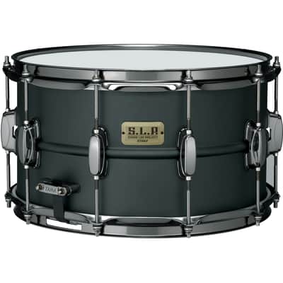 Tama S.L.P. Series Big Black LST148 8x14 Steel Snare Drum image 1