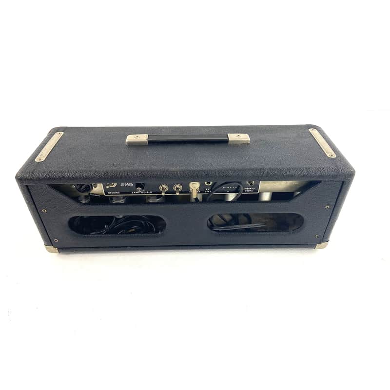 Fender Black Panel Tremolux 2-Channel 35-Watt Guitar Amp Head 1963 - 1966 image 2