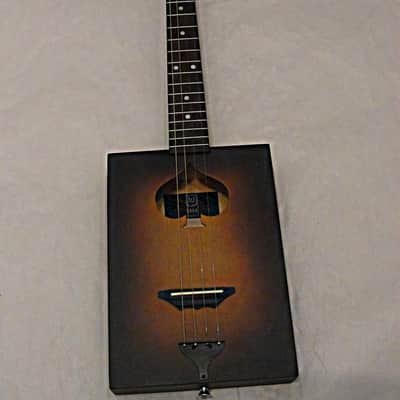 James Neligan CASK FIRKIN 4 string Acoustic Cigar Box Guitar with Gig Bag   2 Tone Satin Sunburs image 1