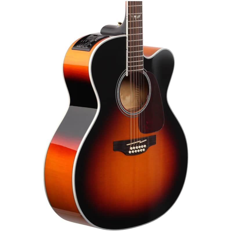 Takamine GJ72CE Jumbo Cutaway Acoustic-Electric Guitar, 12-String, Brown Sunburst, Open Box (Very Good) image 1
