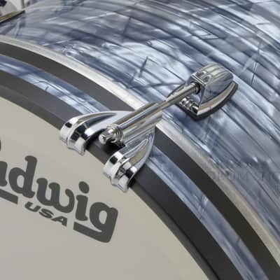 Ludwig Classic Maple FAB Sky Blue Pearl 3-piece Shell Pack 13/16/22 - NEW image 3