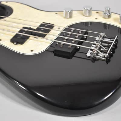 1997 Fender American Deluxe Precision Bass Black Finish w/OHSC image 10