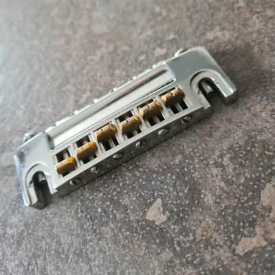 Vintage Schaller 455 Iommi Wraparound 2 piece bridge image 2
