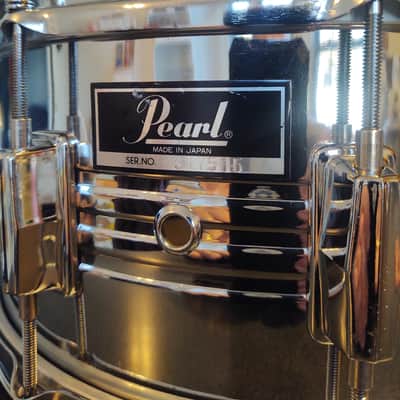 Pearl 6.5x14 Chrome Over Brass 1980 COB Snare image 8