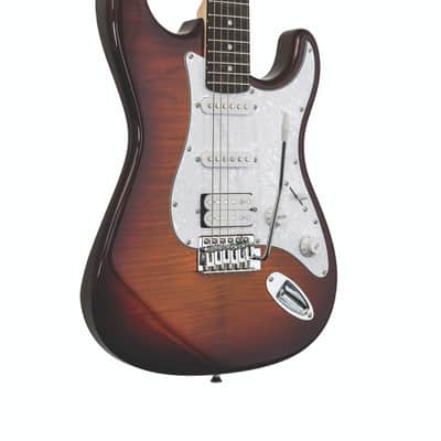Washburn SFDSB-U Sonamaster Deluxe Electric Guitar - Sunburst image 2