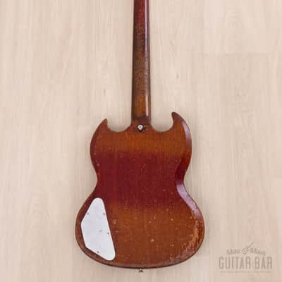 1962 Gibson Les Paul SG Standard Employee Guitar Cherry w/ Pat # Pickups, Sideways Vibrola, Case image 3