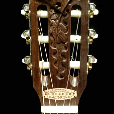 Blueberry Guitar Classical Nylon String 2023 - Hand Carved & Handmade image 6