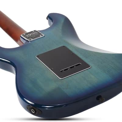 Schecter Traditional Pro Transparent Blue Burst image 5