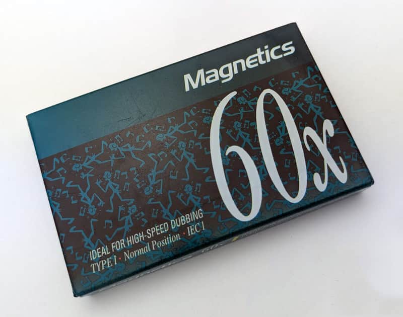 SEALED Magnetics 60x Blank Cassette Tapes High Speed Dubbing - Brand New image 1