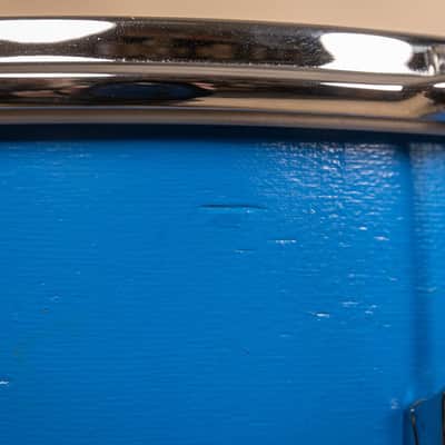1980s Premier Resonator Blue Drum Set image 8
