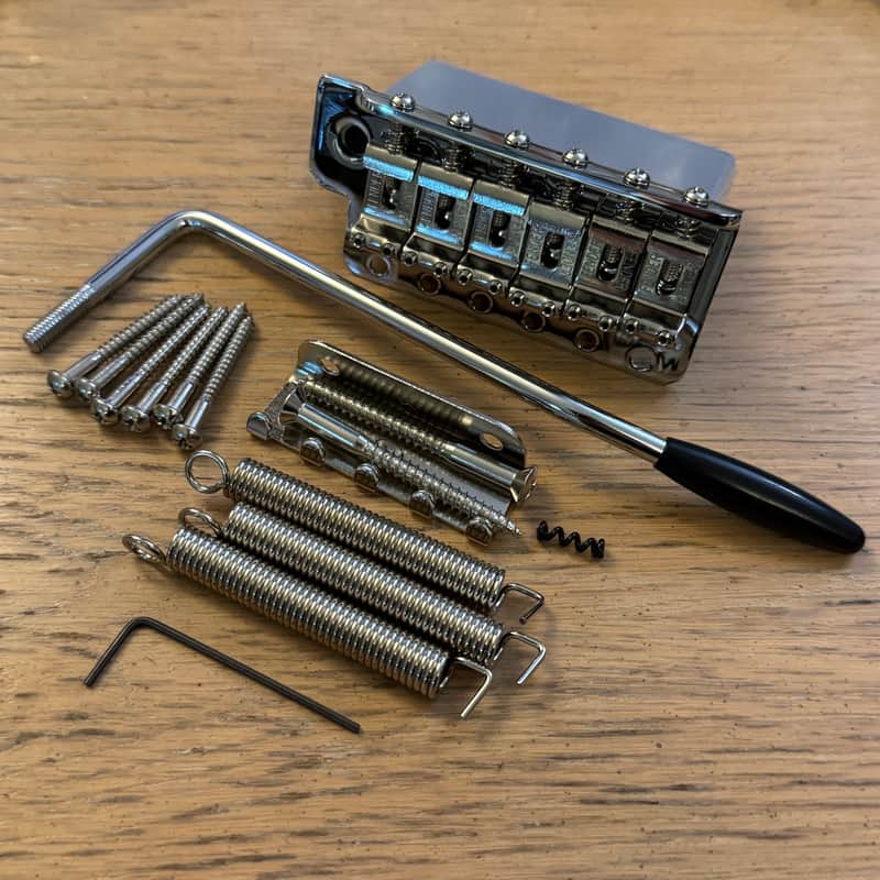 Fender John 5 Telecaster Vintage Stratocaster Tremolo Bridge Full Assembly Springs Arm Vintera MIM USA Strat image 1