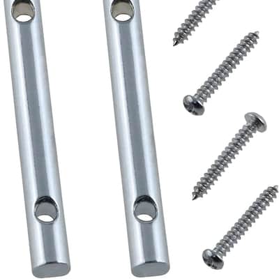 2pcs Guitar String Retainer Bar 44.8mm Guitar String Retainer Bar with Mounting Screws Metal Guitar Parts Accessories Guitar Tree Guide For Electric Guitars Parts image 1