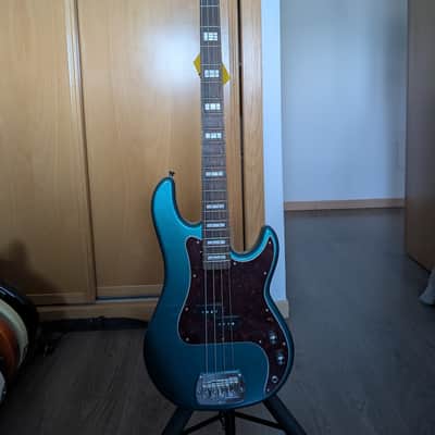G&L Tribute Series LB-100 2020s - Emerald Blue Metallic imagen 4