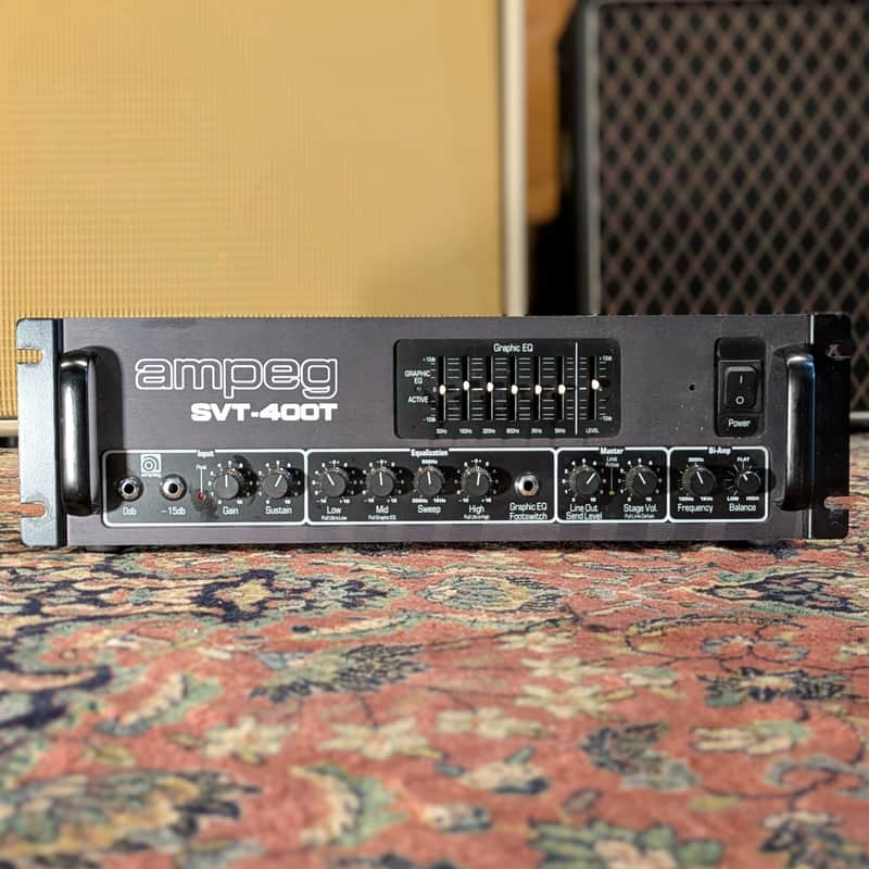 Ampeg SVT-400T 400-Watt Rackmount Bass Amp Head | Reverb