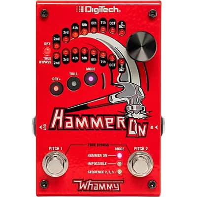 DigiTech HammerOn Pitch Octave Effects Pedal 2025 - Red ( HOT NEW ITEM FROM DIGITECH ) image 1