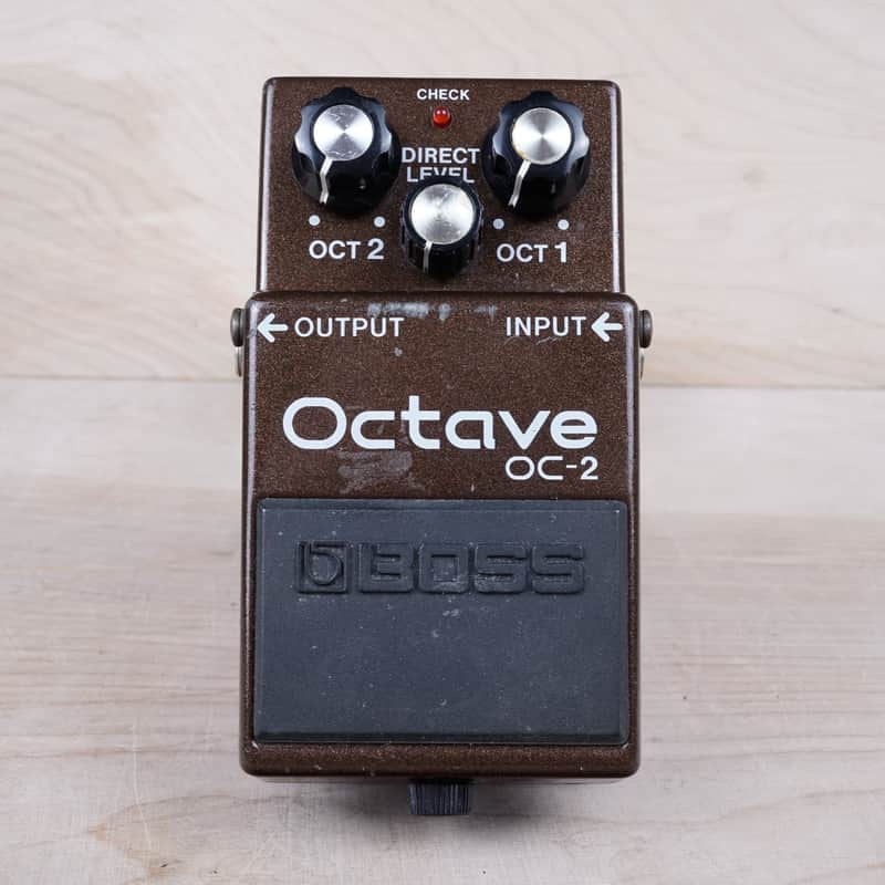 【1993年製】BOSS OC-2 Octave 台湾製 黒ラベル（ACA仕様） Boss OC-2 Octave (Black Label) 1993 Brown MIT ACA | Reverb Greece