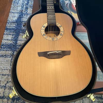 Takamine KC70 Signature Series Kenny Chesney Model OM Acoustic/Electric Guitar 2010s - Natural image 3