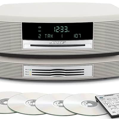 Bose Wave Music System with Multi-CD Changer - Platinum White | Reverb