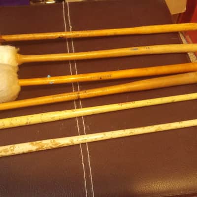 ROGERS GRETSCH LUDWIG  Rare Felt Mallets 50s 60s LOT 6 USA VINTAGE NO TARIFFS image 2